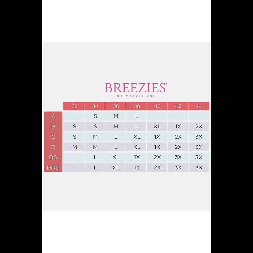 Breezies Infinite Stretch Unlined Wirefree Comfort Bra Dahlia - - Picture 3 of 3